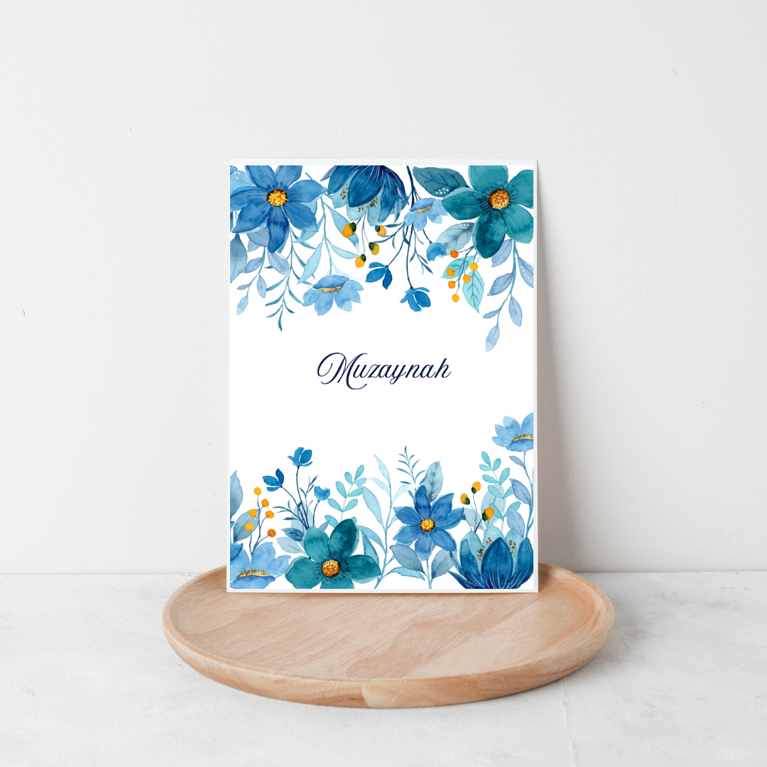 Carnet Personnalisable Collection "Muzaynah"