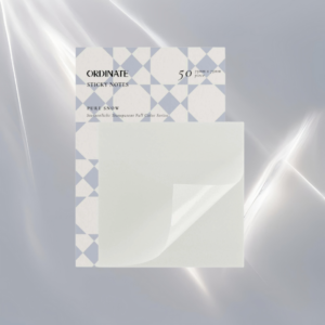 Sticky Notes transparents – Neige Pure